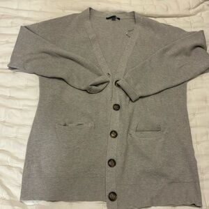 Grey cardigan, sz L